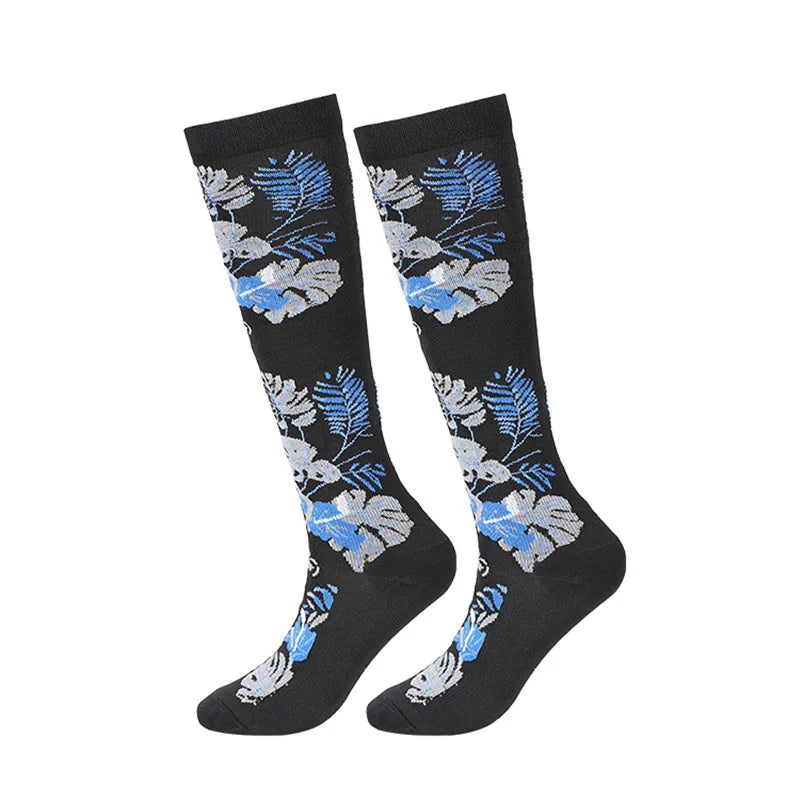 Compression Socks For Women & Men Circulation Compression Socks Knee High Best For Running,Medical,Nurse,Travel,Cycling,Diabetes