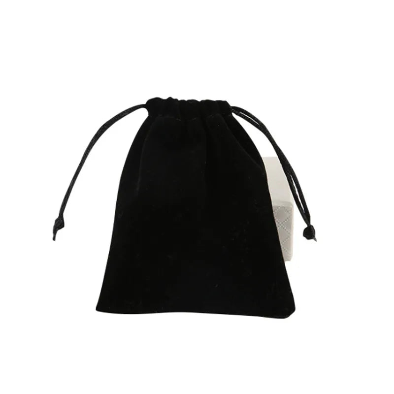 20/50 Pieces Black Velvet Dice bag Packing bags 7*9cm / 9*12cm Drawstring bags & Pouches for Board Games Card Game