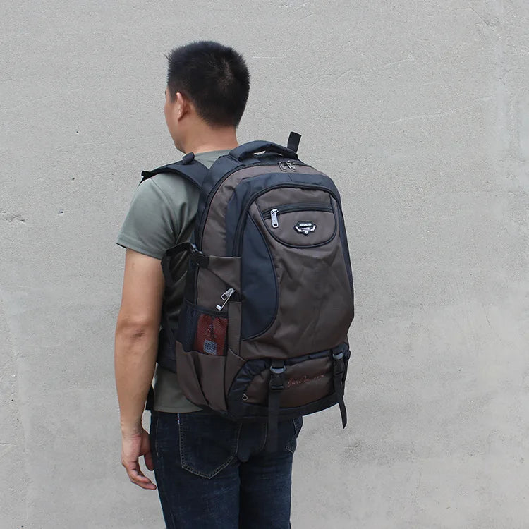 Outdoor 70L Large Capacity Wear Resistance Waterproof Backpack Men Women Trekking Camping Mountaineering Travel Luggage Bag