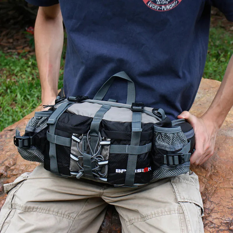 5L Outdoor Sports Waist Bag Men Women Camping Hiking Travel Shoulder Bag Fishing Riding Kettle Backpack Waterproof Rucksack