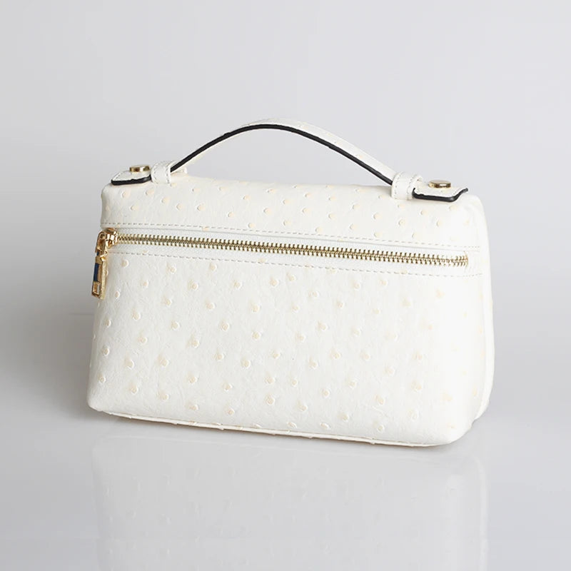 TOPHIIGH Newly Handbag Fashion Portable Make Up Bag For Women Clutch Snake Red Coffee Ladies Hand Bag Purse Ins Hot Selling