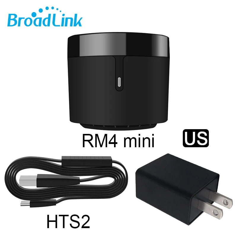 Broadlink RM4 Mini IR Wifi Smart Switch Universal Remote Control Controller HTS2 Sensor Compatible Alexa Google Home Assistant