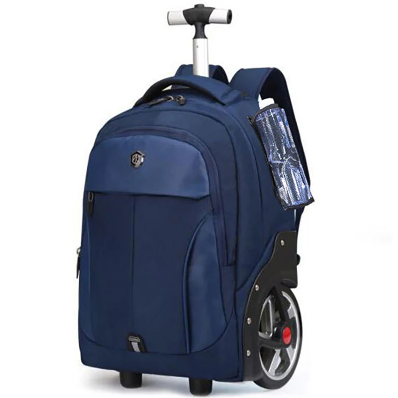 Latest upgrad brand trolley suitcase bag with big wheel trip shoulder bag new travel men/women carry on luggage boarding valise