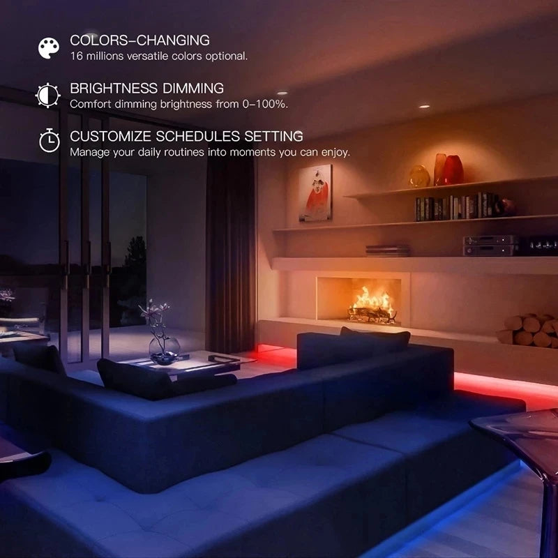 Global version Yeelight Aurora Smart Light Strip 1S RGB Colorful WiFi 2M To 10M 60 LED LightStrip Remote Control For APP Homekit