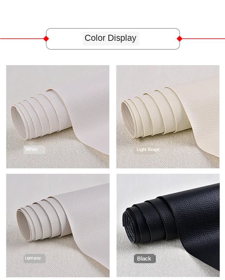 1 pcs 60x25cm sofa repair leather patch self-adhesive sticker for chair seat bag shoe bed bag fix leather sofa patches