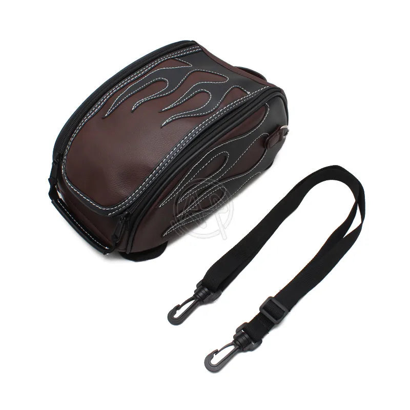 Waterproof Magnetic Motorcycle PU Leather Oil Fuel Tank Travel Bag for Harley-Davidson Honda Rebel  CM300 CM500 CMX500