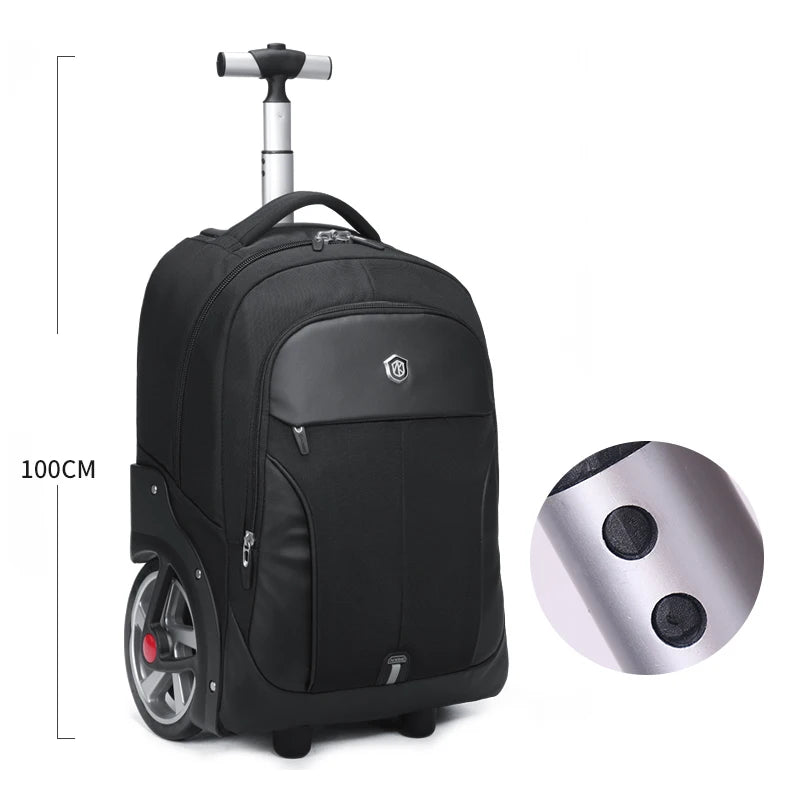 Latest upgrad brand trolley suitcase bag with big wheel trip shoulder bag new travel men/women carry on luggage boarding valise