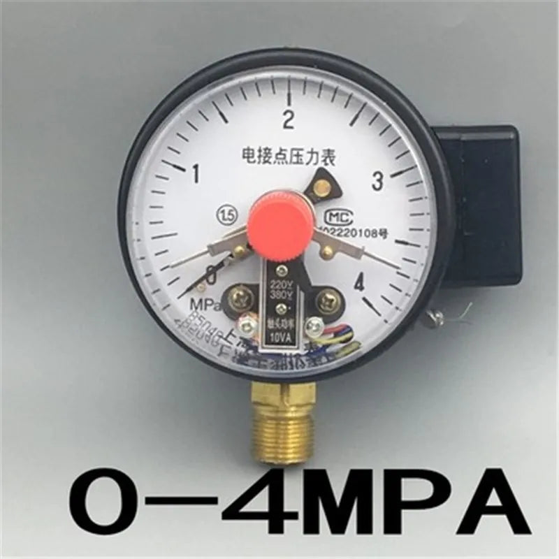 Diameter 100mm Direct Contact Pressure Gauge with Surface  Vacuum Gauge Pressure Controller