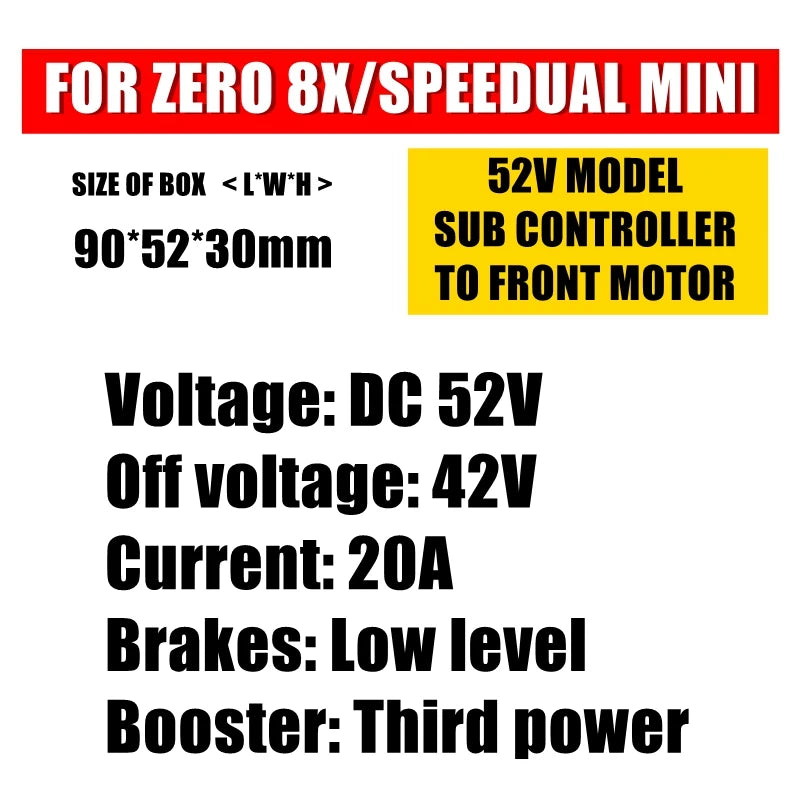 Original Controller for Electric Scooter Speedual Grace Zero 8 9 10 8X 10X 11X Mini Plus ddm Macury Spare Parts 36 48 52 60 72 V