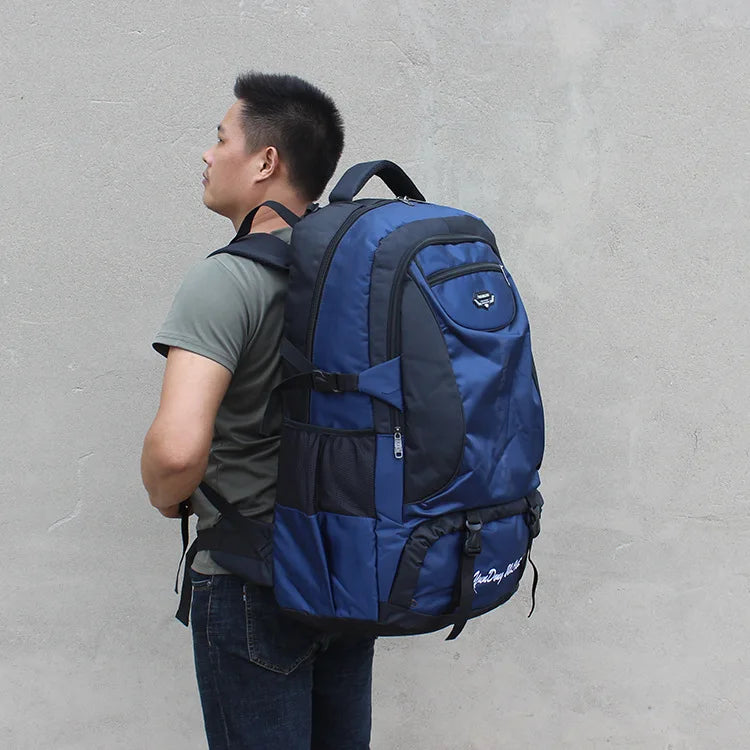 Outdoor 70L Large Capacity Wear Resistance Waterproof Backpack Men Women Trekking Camping Mountaineering Travel Luggage Bag