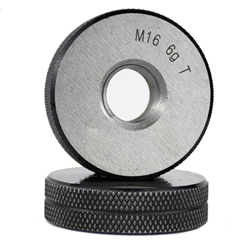 M2 M3 M4 M5 M6 M7 M8 M10 M12 M14 M16 6G-6H Thread Ring Gage Thread Ring Gauge RING GO-NOGO GAUGE 6G Measure Gauge 2pcs/set