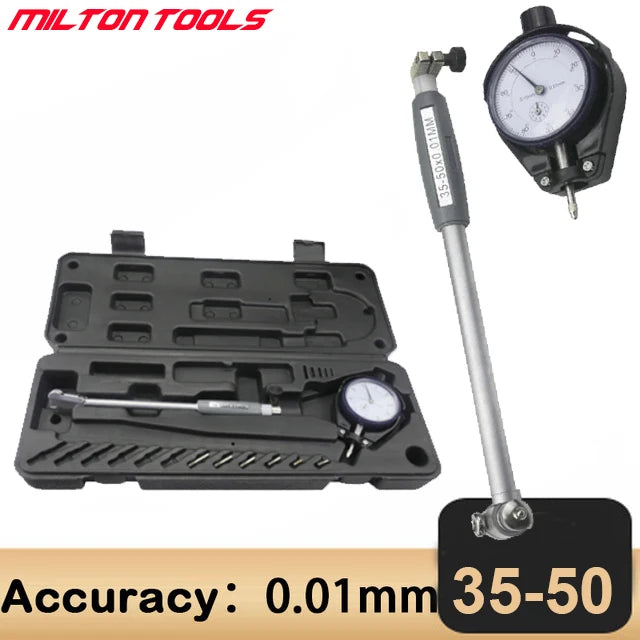 18-35mm 35-50mm 50-160mm/0.01mm Dial Bore Gauge Center Ring Dial Indicator Micrometer Gauges Measuring Tools