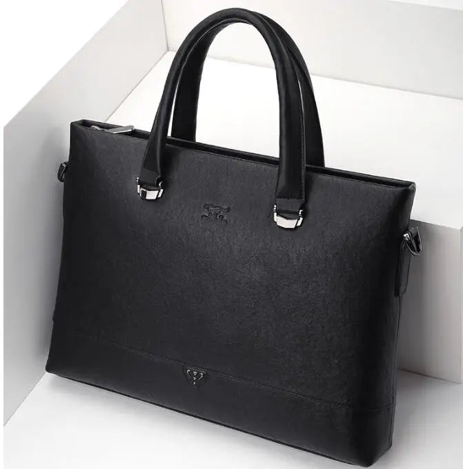 China Brand Septwolves Youth Men quality Handbag Geniune Leather Briefcase Man Business Casual Clutch Bag Soft Leather valise
