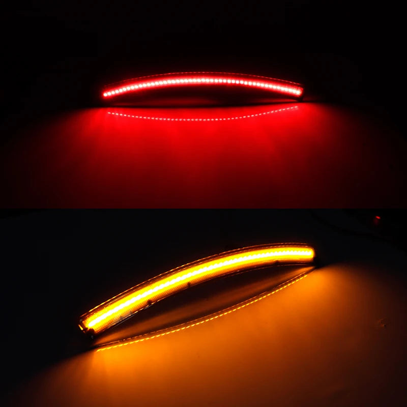 Car LED Front / Rear Bumper Side Marker Turn Signal Lights Parking Lights Clearance Lights For Chevrolet Corvette C7 2014-2019