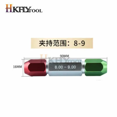 CNC Red Green Clamp Holder Needle Gauge Double Heads Pin Handle Go-and-not-go Plug Gauge Measuring Tool