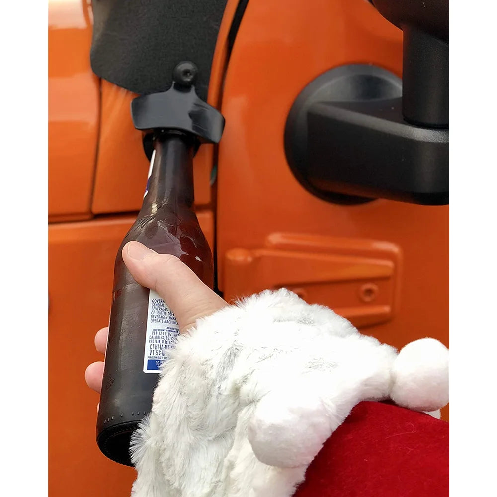 Car Opener Mounted Bottle Opener for Jeep Wrangler JK JK Unlimited  Exterior Hand Tools For Jeep Accessory
