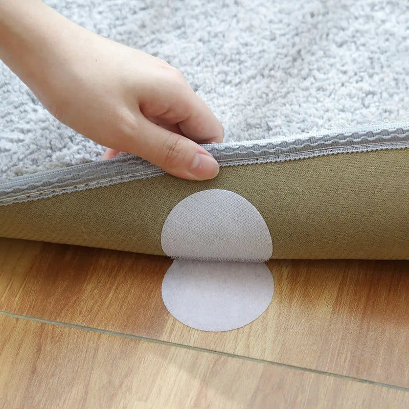 5/10 Pairs Carpet Non-slip Sticker Strong Anti-curling Sofa Cushion Fixer Carpet Gripper Self-adhesive Double-sided Stickers