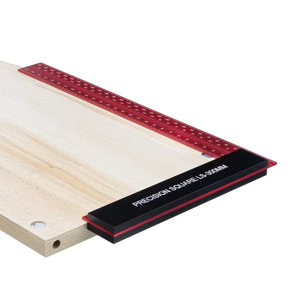 Precision Square 300mm T Speed Measurements Ruler for Measuring and Marking Woodworking Carpenters Framing Carpentry Use