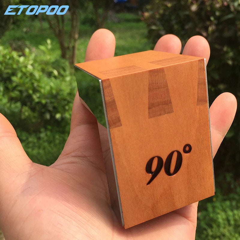 90degree Japanese Black walnut Dovetail Saw Guide Dovetail Jig Marker Wood Joints Gauge Magnetic Hand Cut Saw Guide
