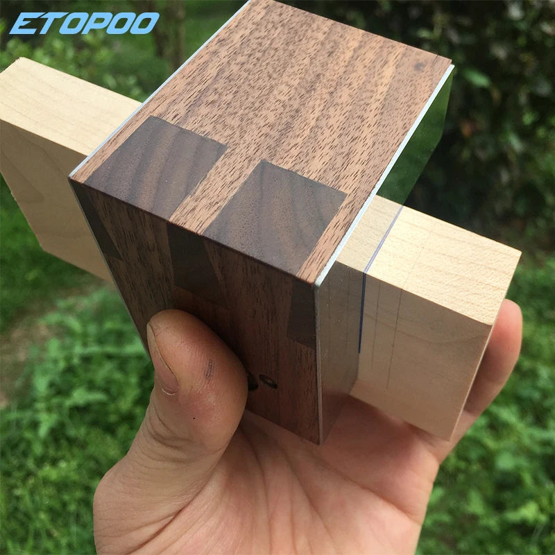90degree Japanese Black walnut Dovetail Saw Guide Dovetail Jig Marker Wood Joints Gauge Magnetic Hand Cut Saw Guide