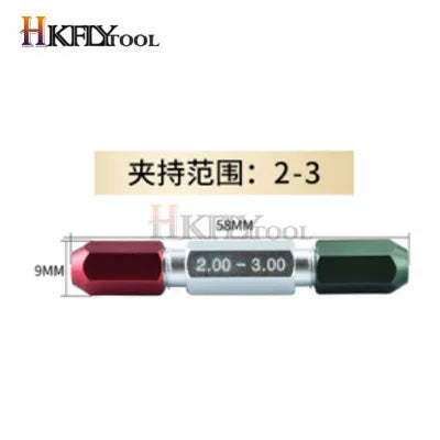 CNC Red Green Clamp Holder Needle Gauge Double Heads Pin Handle Go-and-not-go Plug Gauge Measuring Tool