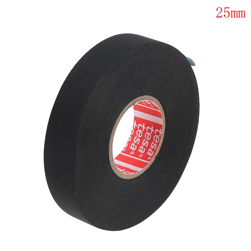 1Pc Tesa 51036 Adhesive Cloth Tape Fabric Wiring Loom Harness Length 25m