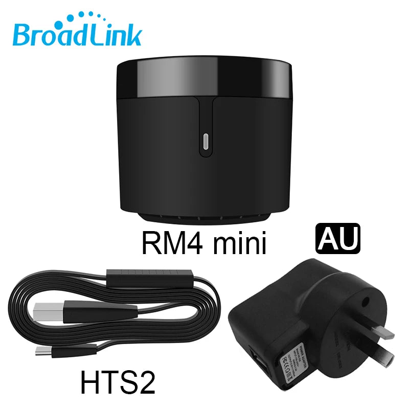 Broadlink RM4 Mini IR Wifi Smart Switch Universal Remote Control Controller HTS2 Sensor Compatible Alexa Google Home Assistant