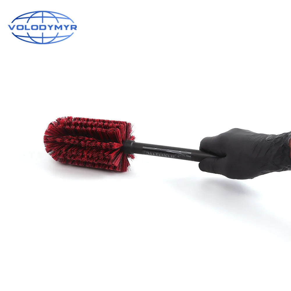 Car Wheel Brush Rim Cleaner with Long Handle for Car Wash Cleaning Detailing Tools Clean Carwash Washing Car Accessories