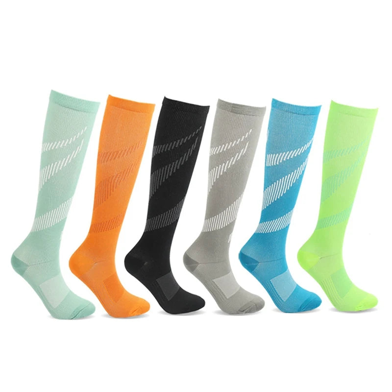 New Compression Socks Wholesale Athletic Best Graduated Medical Nursing Socks Men Women Fit For Running Outdoor Hiking Flight