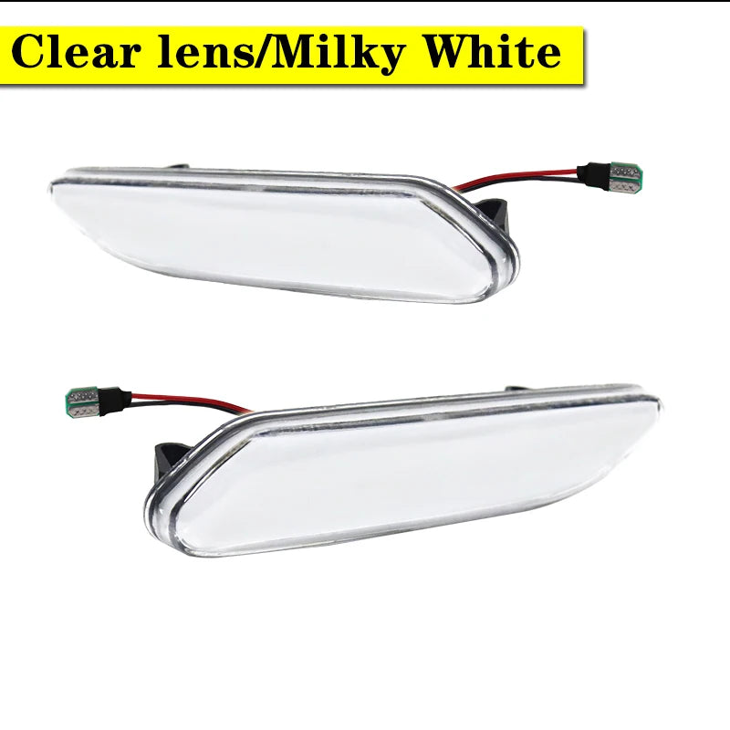 Amber LED Car Front Bumper Side Marker Indicator Lights Turn Signal Light For MINI Cooper R60 Countryman & R61 Paceman 2011-2016
