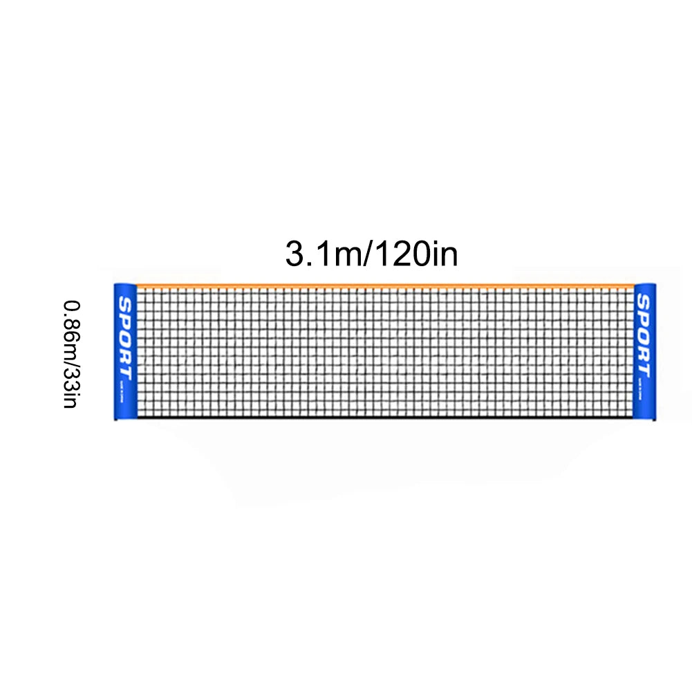 Portable Badminton Net Indoor Outdoor Sports Easy Setup Professional Standard Volleyball Net for Tennis Pickleball Training