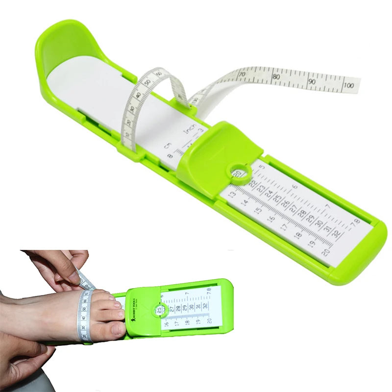 1pcs 0-30cm 18-48 Euro Size Professional Foot Measuring Gauge Children Adult Shoe Measure Tool Sizer Shoe Calculator for Choose