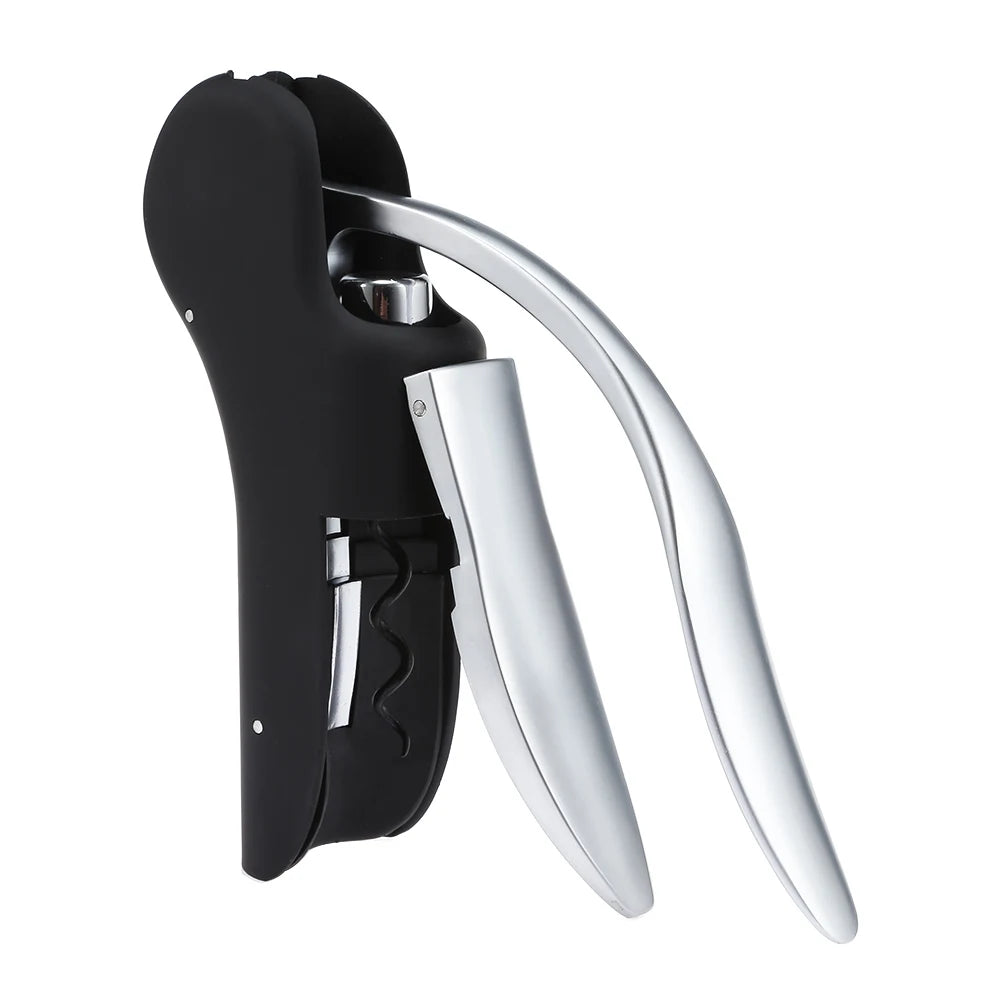 Wine Bottle Opener Vertical Lever Corkscrew Manual Handheld Corkscrew with Ergonomic Lever Pump for Home&Wine Brewing Bar Tools