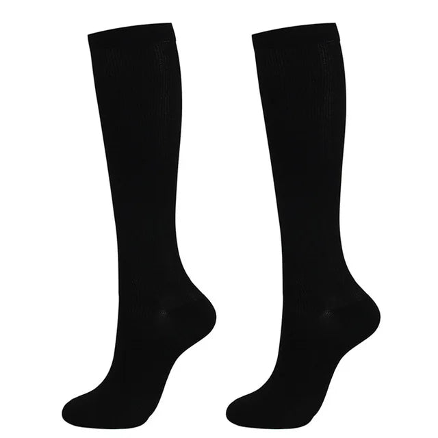 1 Pair Compression Socks Women And Men Stockings Best Medical Nursing Hiking Travel Flight Socks Running Fitness Socks