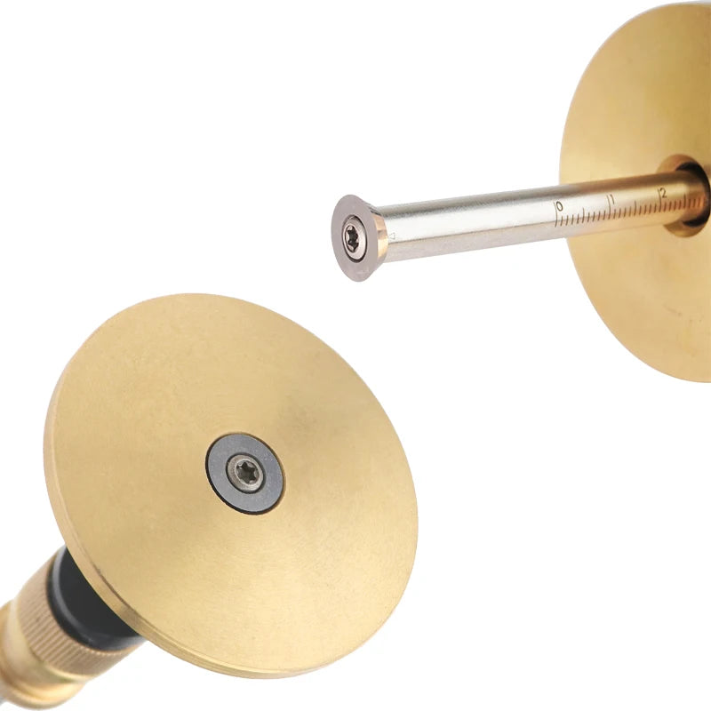 Precision European Scriber Ruler Marking Gauge Fine-tuning Automatic Alloy Line Scribing Depth Carpentry Measurement Tools