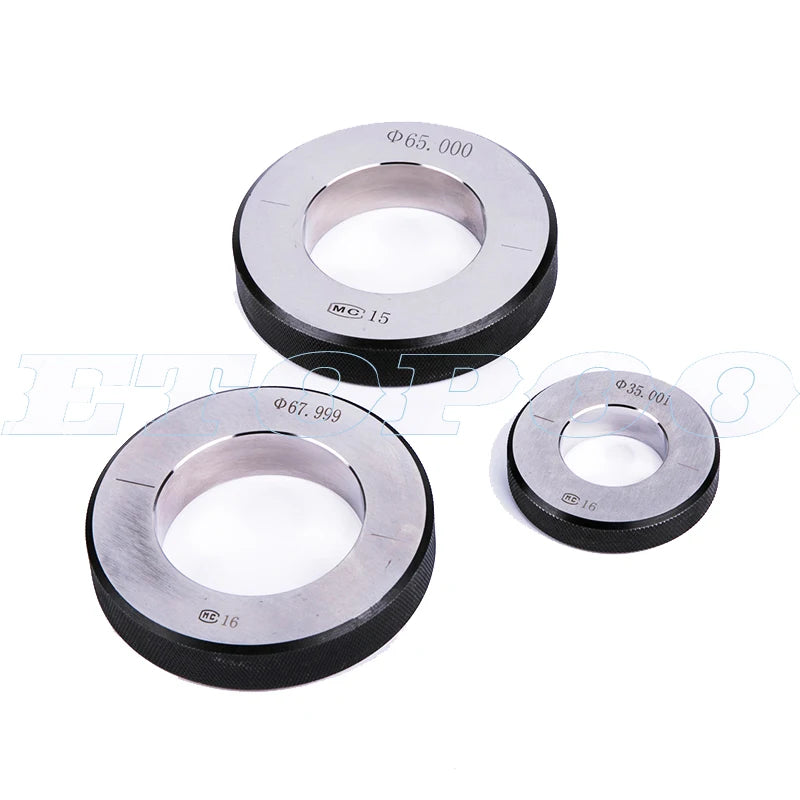 Smooth Hole Gauge 6-30mm Inner Diameter Calibration Gauge 0.002mm Setting Ring Gauge Plain Ring Gage Calibration Measuring Tools