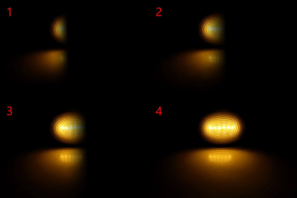 ANGRONG 2X Amber Dynamic LED Side Marker Indicator Repeater Signal Light Black Lens For Mini Cooper R56 R55 R57 R58 R59