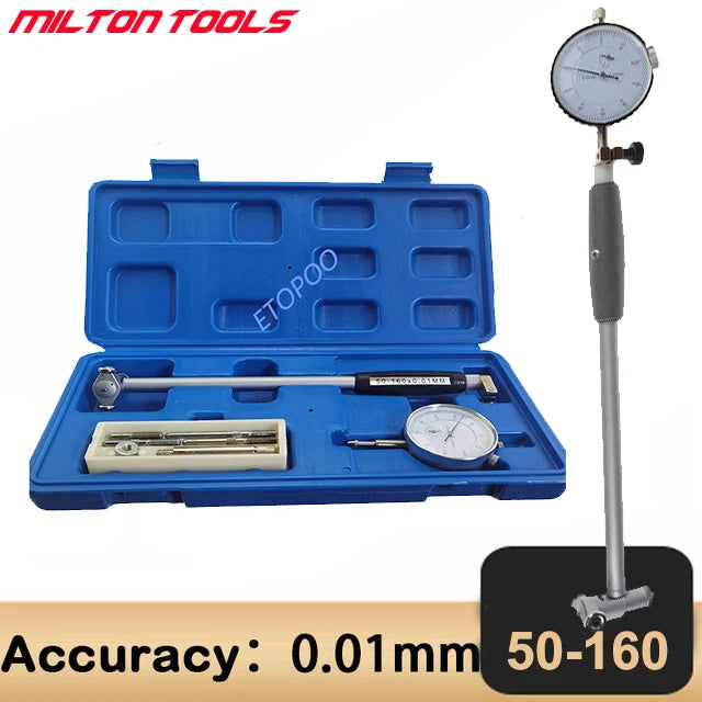 18-35mm 35-50mm 50-160mm/0.01mm Dial Bore Gauge Center Ring Dial Indicator Micrometer Gauges Measuring Tools