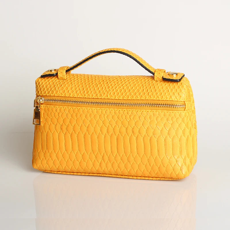 XMESSUN Crocodile Pattern Makeup Bags for Women 2026 Trendy Bag Clutch Bag Luxury High Quality Handbag Designer Handbag Purse