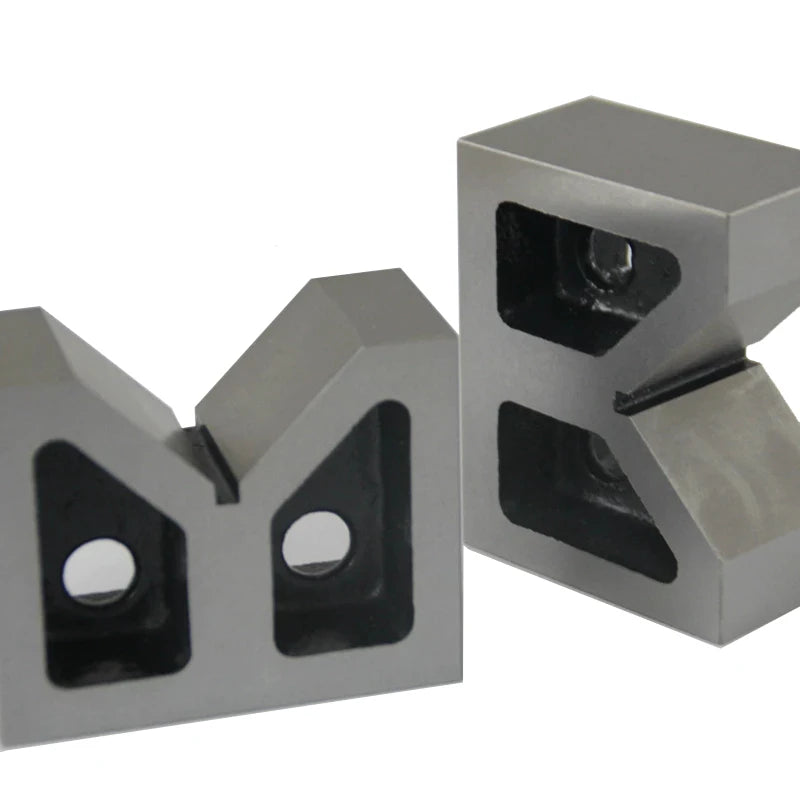 1pc 4" Cast Iron V-Blocks Ground B type V iron 90 Degree 4inch V-frame gauge