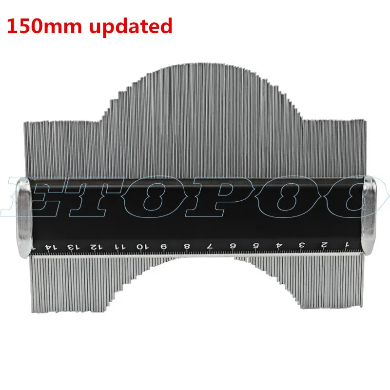 New Update 150mm 6Inch Professional Metal Contour Profile Gauge 5" Tiling Laminate Tiles General Tools Contour Gauge Duplicator