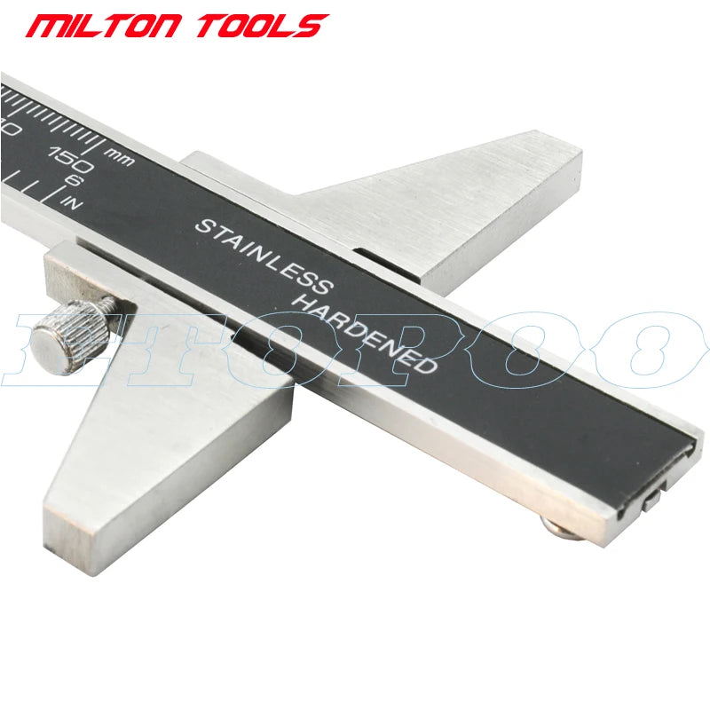 Depth Base Attachment for 6" 8" Digital Caliper Vernier Gage Gauge T-bar Tool
