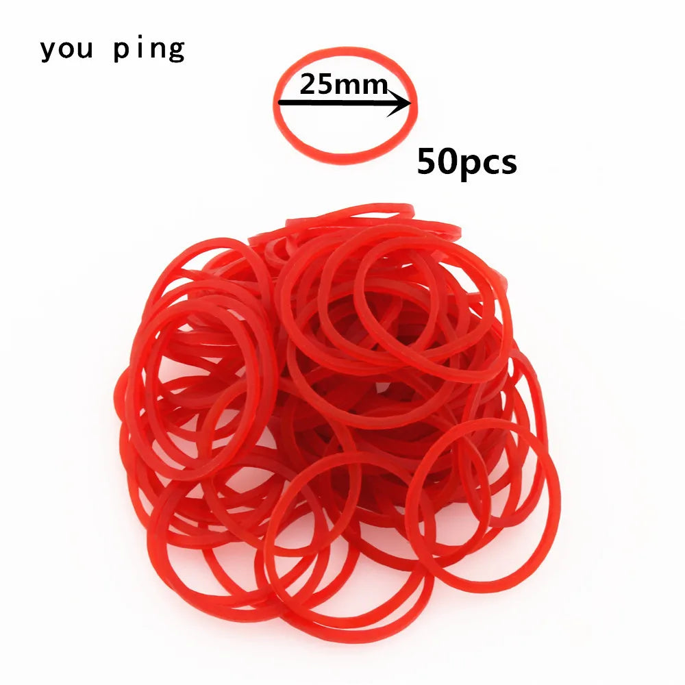 High quality 906 Multiple colors Rubber Bands Elastic Rope Tapes Adhesives Office Students School Stationery Supplies