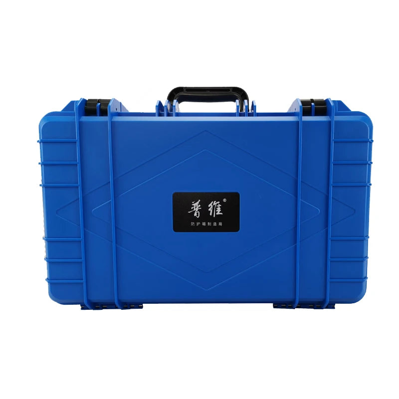 Portable Toolbox Safety Equipment Instrument Tool Box ABS Plastic Impact Resistant Tool Case Outdoor Shockproof Storage W/ Foam