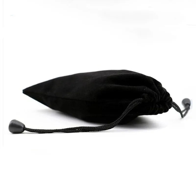 1PC Black Flannel Dedicated Dice Bag Board Games Dice Package Protection Bag Multi-functional Jewelry Organizer Drawstring Bag