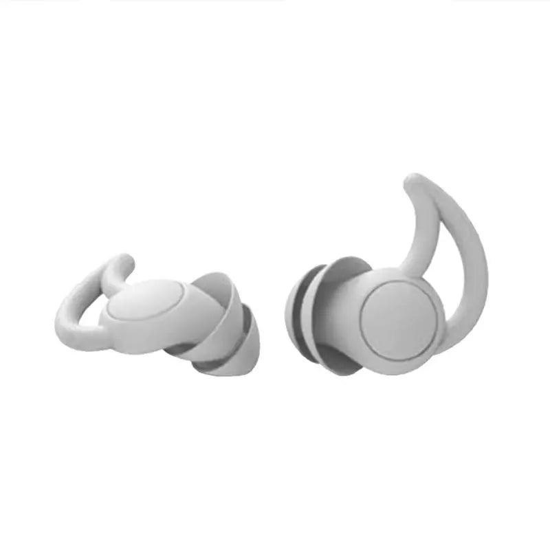 1Pair Soft Silicone Ear Plugs Tapered Noise Reduction Earplugs Sleep Sound Insulation Ear Protector 2/3 Layers