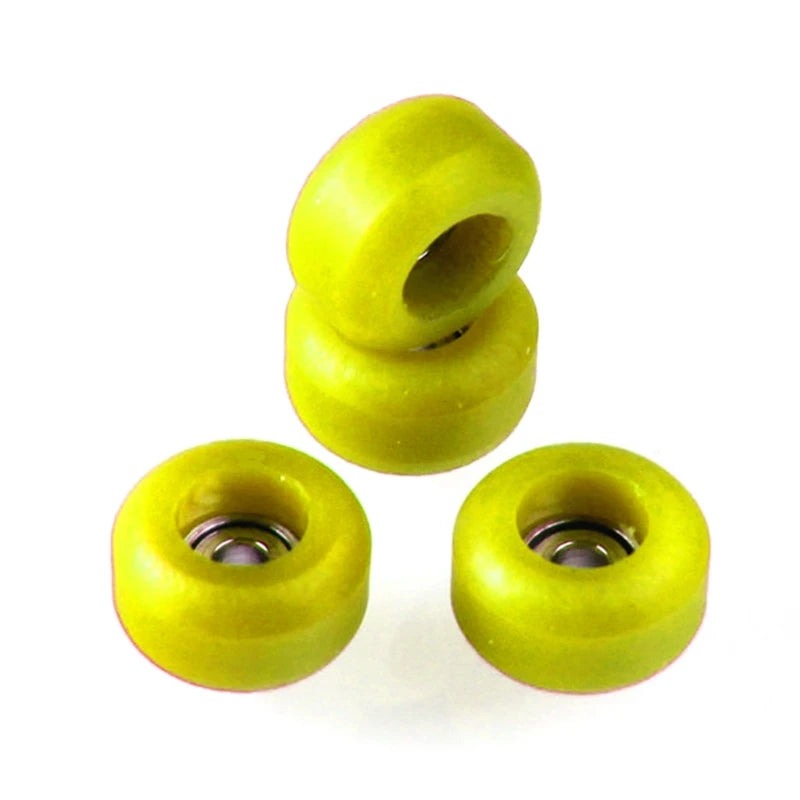 U13F Pack of 4Pcs  Truck Bearing Wheels for Mini Finger Skateboard Roller Skate Scooter Figurine Skateboard Accs