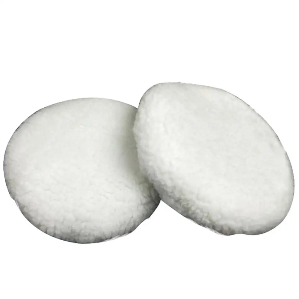 2 Pcs Cashmere Polishing Bonnet Buffer Microfiber Car Paint Wax Polisher Cover Car Wash