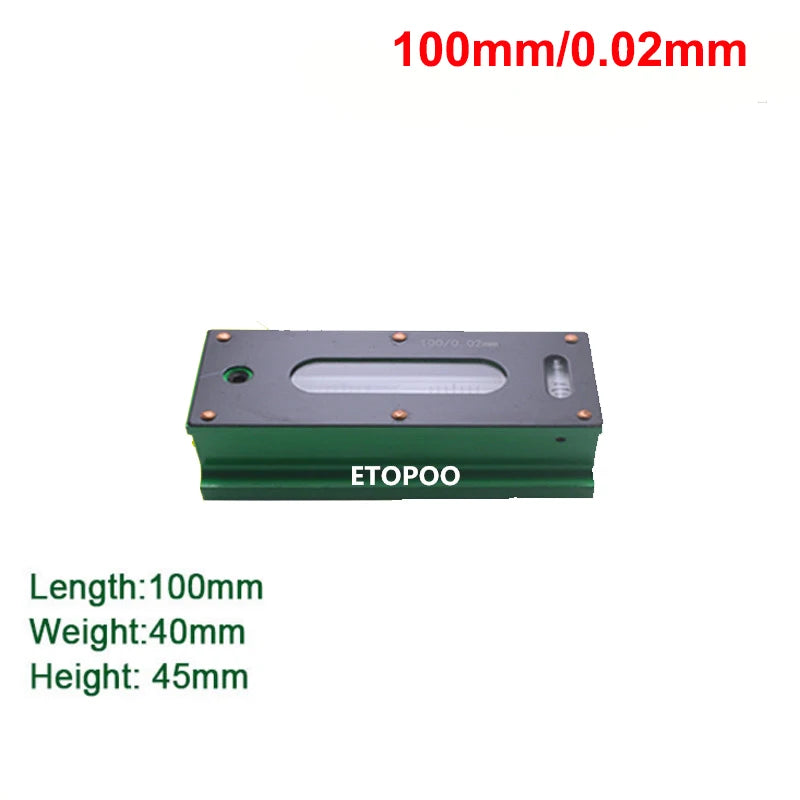 High Quality 0.02mm 100/150/200/250/300mm High Precision Mechanical Bar Level Instrument Measuring Tool Level Graduation Bar