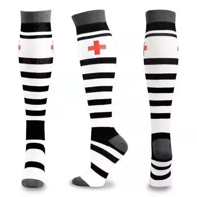 Compression Socks For Women & Men Circulation Compression Socks Knee High Best For Running,Medical,Nurse,Travel,Cycling,Diabetes